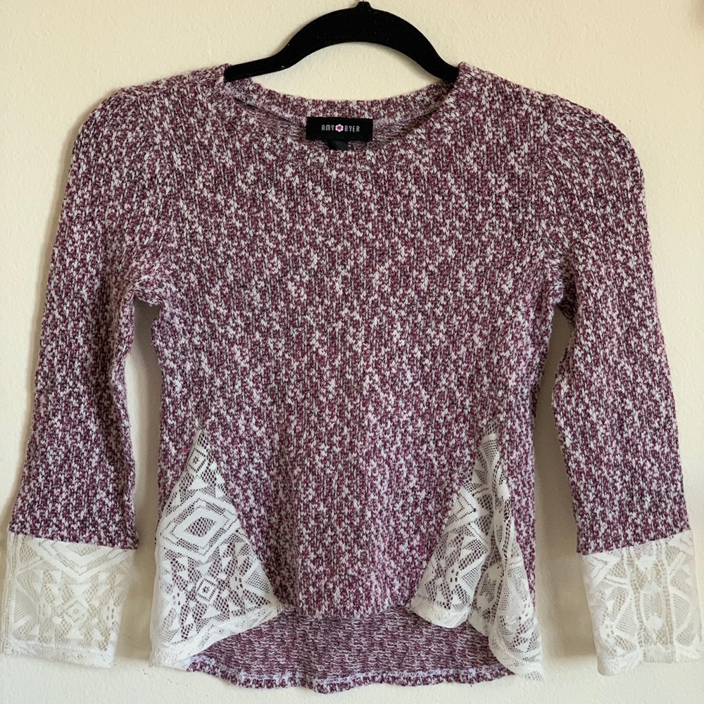 Hi-lo sweater